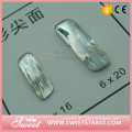 6X20 radiation top round corner strip resin ;non sewing speical-shaped resin